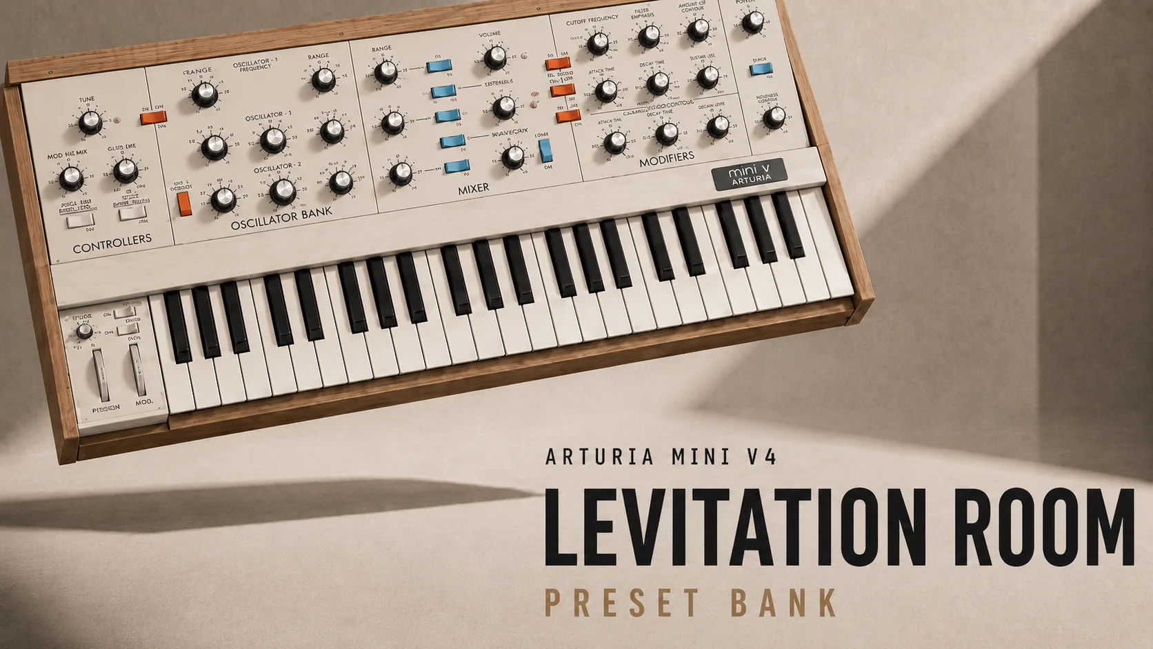 Levitation Room free preset bank for Arturia Mini V4 by Beat Haven